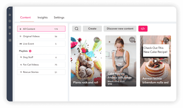 live selling content management