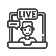live selling with comments icon